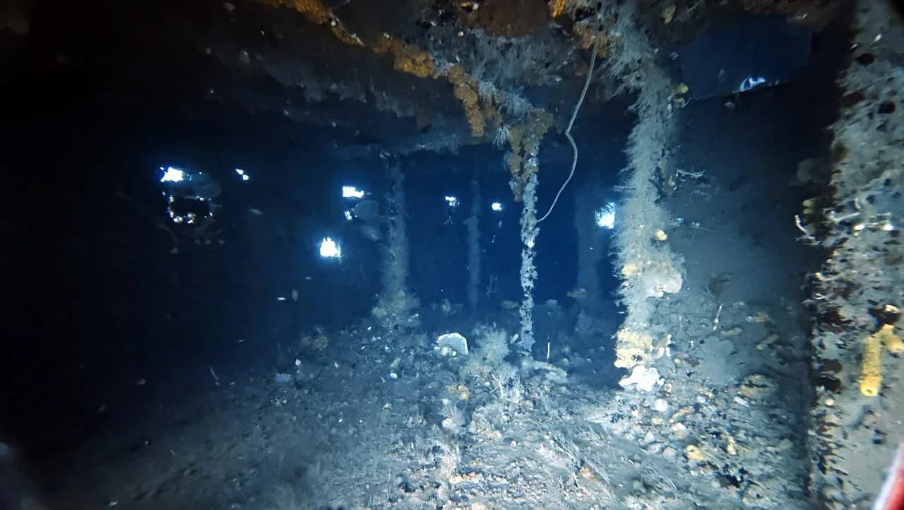 A passageway inside the St. George